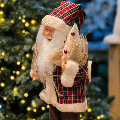 Papai Noel Musica e Movimento à Corda 45cm