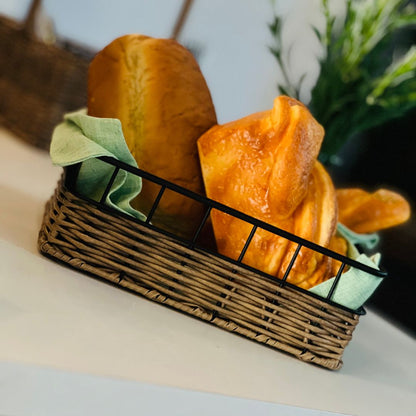 Cesta Retangular Alca Rattan