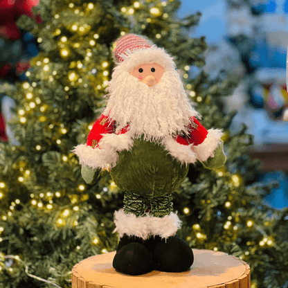 Papai Noel Vermelho e Verde Tamanho Ajustavel 96cm