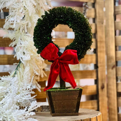 Mini Árvore de Natal com Laço – 38cm