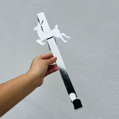 Suporte para Guirlanda Natalino Rena – 35 x 10cm
