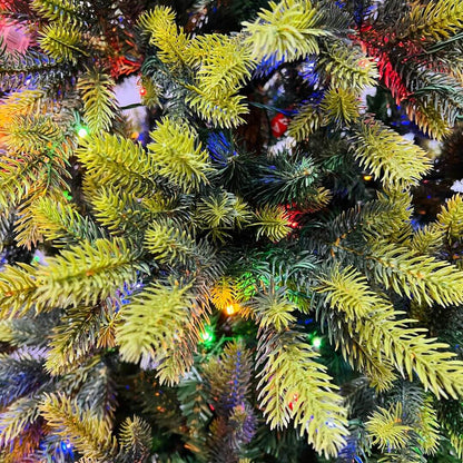 Árvore Natalina Boreal com LED – 210cm | 1.251 Galhos Siliconados | 400 LEDs | Pé de Ferro