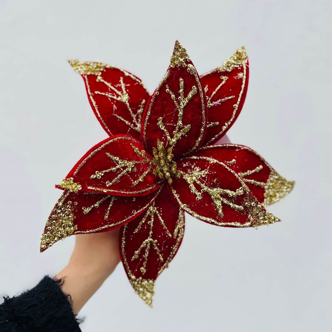 BICO DE PAPAGAIO NATAL AVELUDADO - 28CM