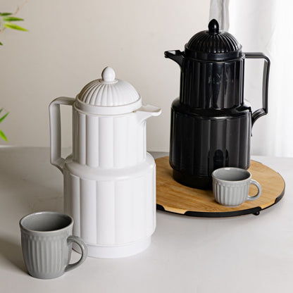 Garrafa Termica de Plastico Dubai Preta - 1L