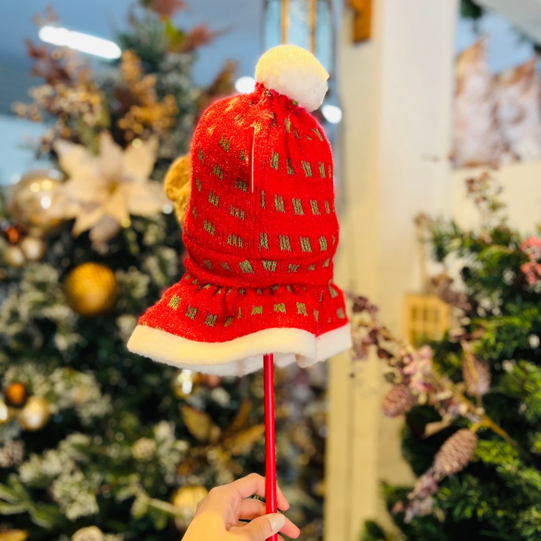 Enfeite Natalino Boneco de Neve com Touca de Rena - 70cm