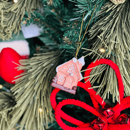 Casinha Gingerbread para Pendurar de Resina 7cm