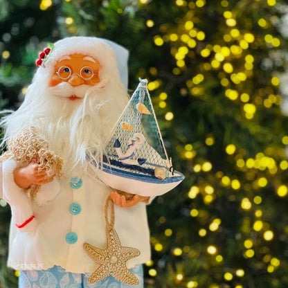 Papai Noel Natal Praia - 40cm