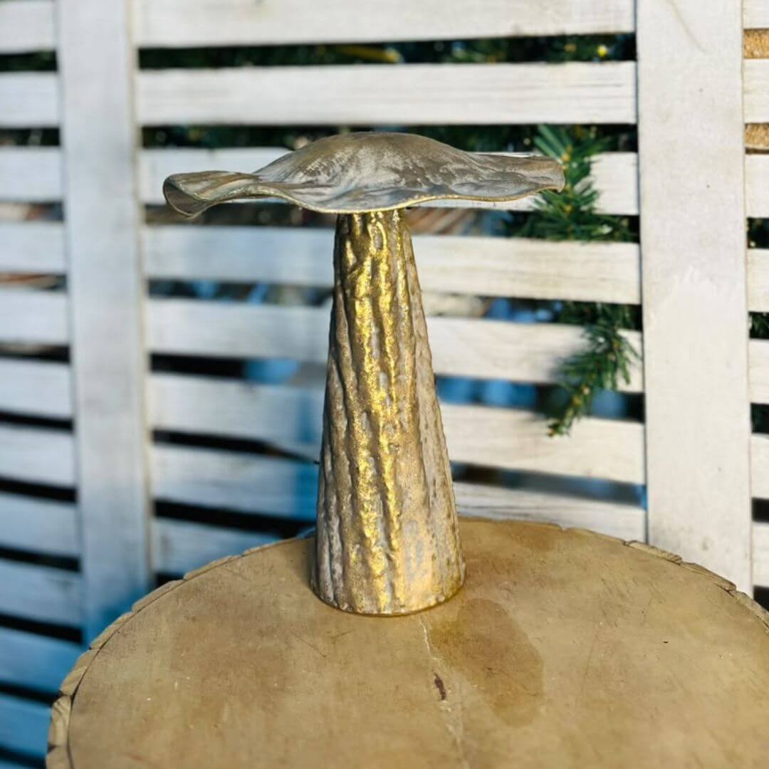 Cogumelo Metalico - 24,5cmx27cm