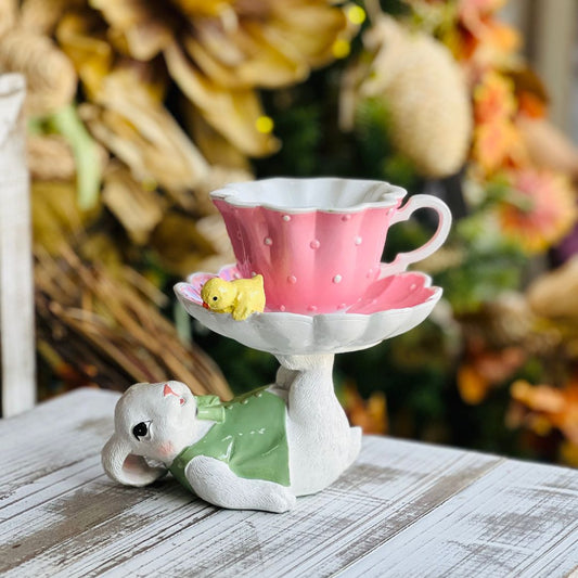 Coelho Equilíbrio Com o Pé (Alice no País das Maravilhas) - 16cm