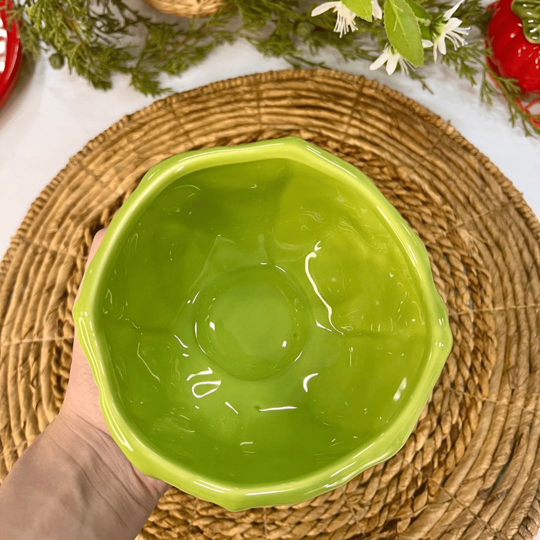 Bowl Repolho Seletta de Cerâmica 425ml - 7x13cm