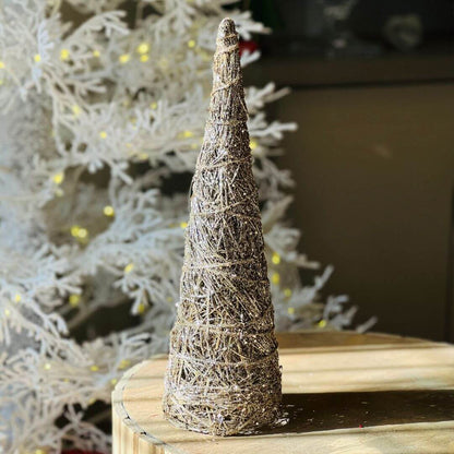 ÁRVORE CONE NATAL ARAMADA CIPÓ - 40CM