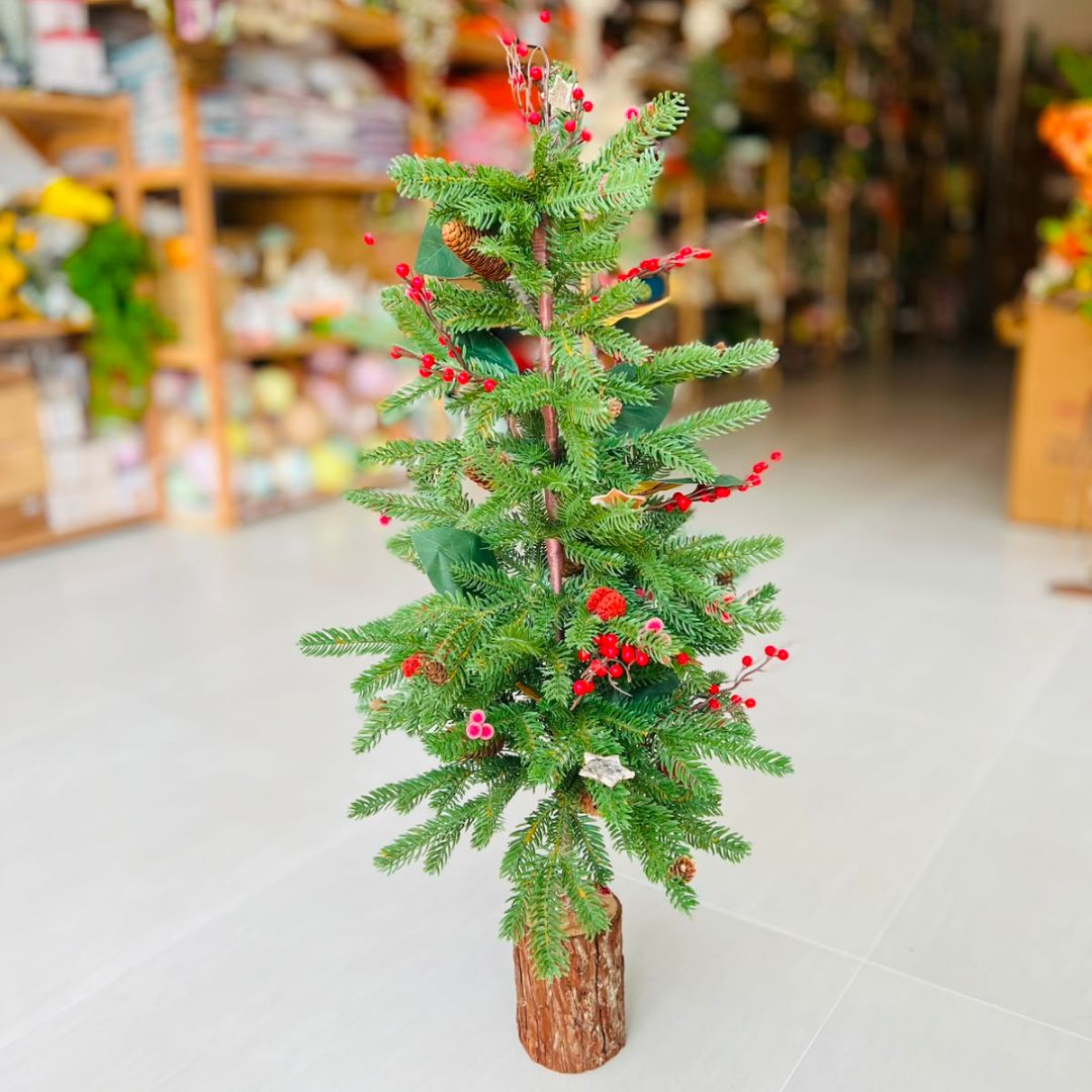 Árvore de Natal com Frutas - 100cm