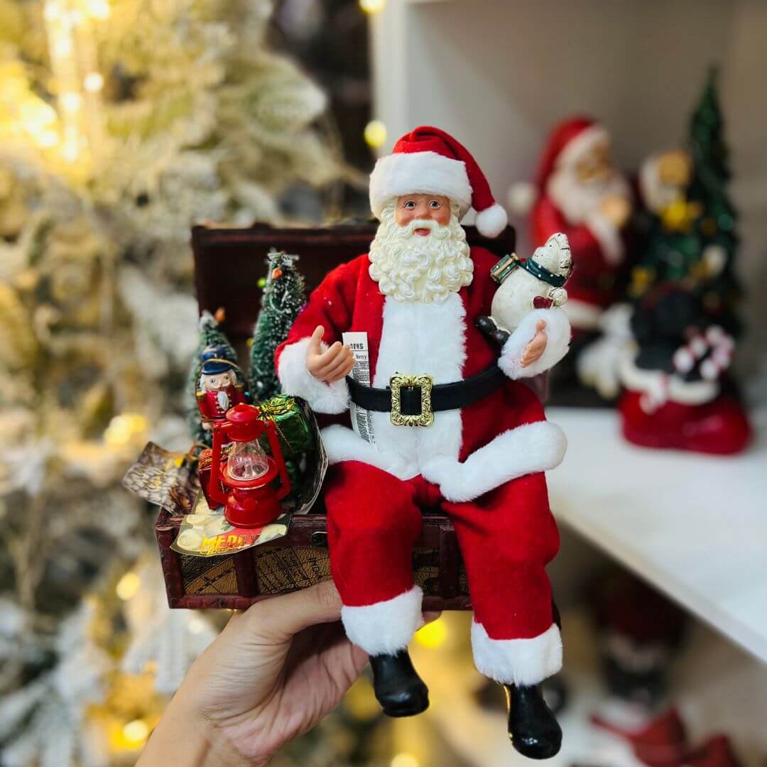 Papai Noel no Bau - 20cm