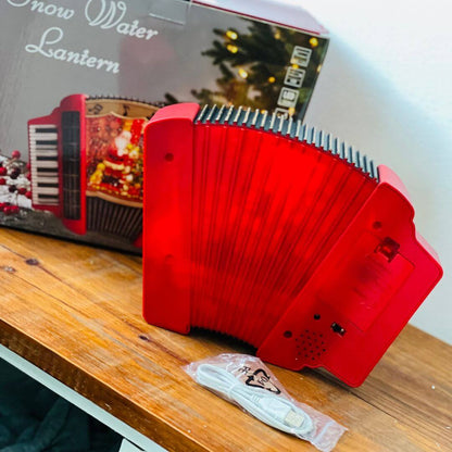 Cenário Sanfona com LED Colorido – 23cm