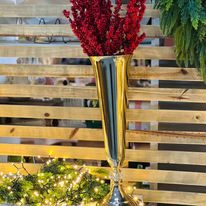 Vaso Decorativo Dourado – 50cm