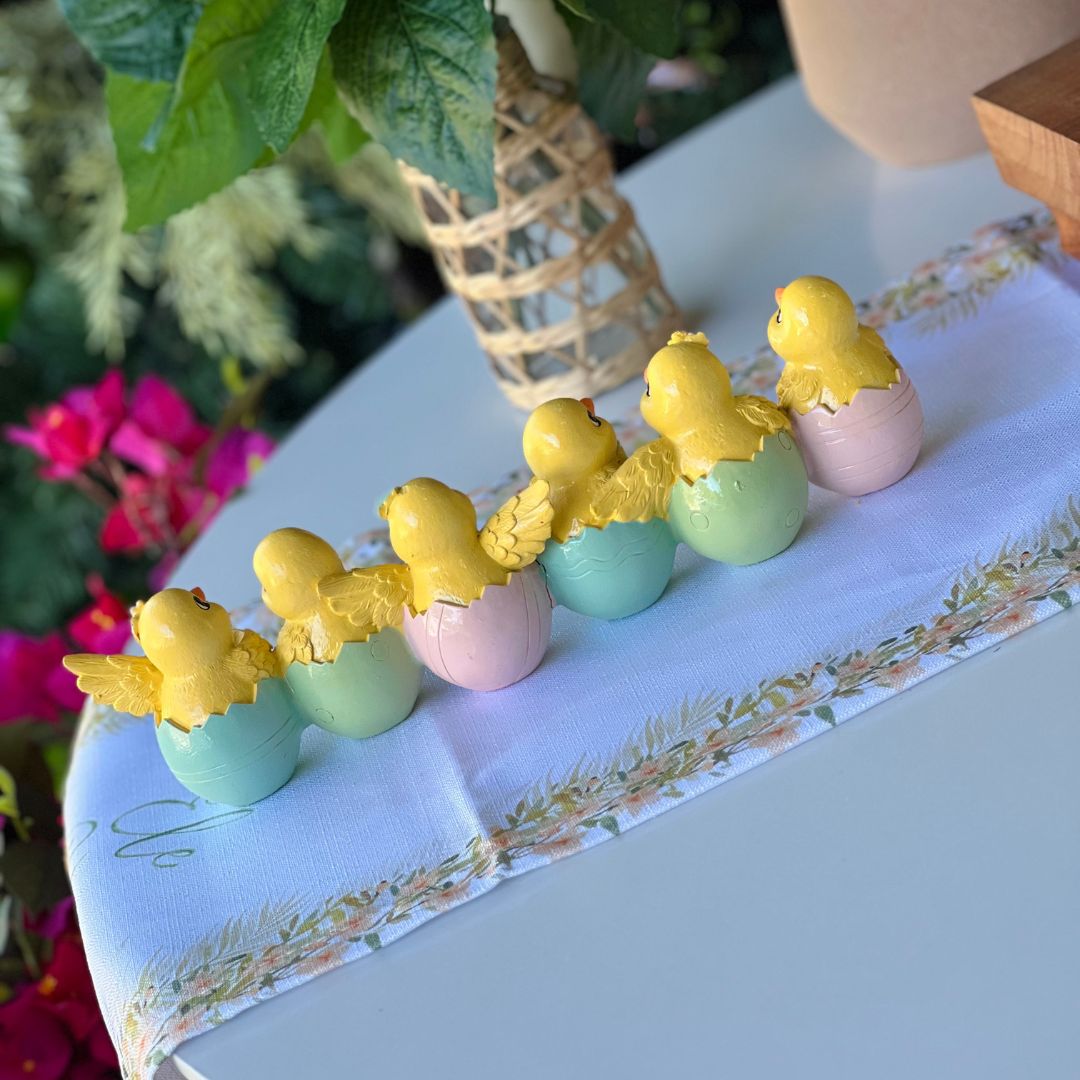 Pintinhos Ovos Easter- 32cm