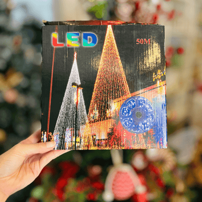 Pisca-pisca Fio Verde Led Branco Quente Com Funções 50m 240 Leds 220v