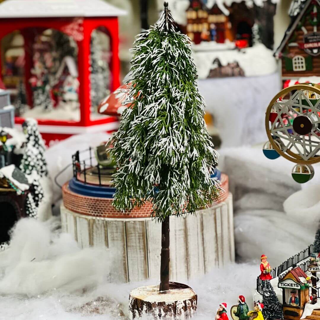 Pinheiro Mesa Nevado Verde - 50cm