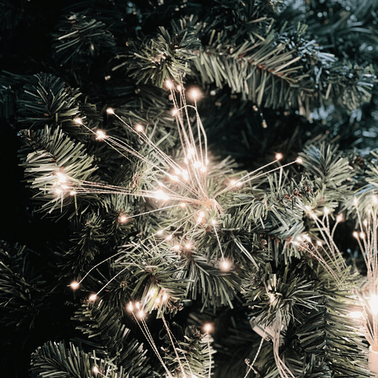 Pisca Fogos de Artificio 320 Leds Branco Quente Bivolt Com Funçoes 4m