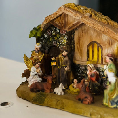 Presepio Musical Com Led - 35cm