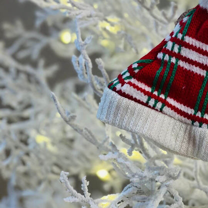 Gorro Noel Trico Pendente  - 11x19cm