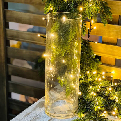 Vaso de Vidro Tubo Transparente – 30cm