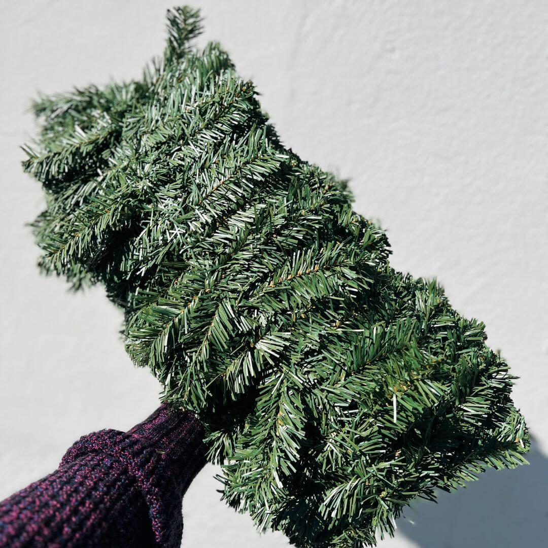 Festão Aramado Verde 260 Hastes – 270cm