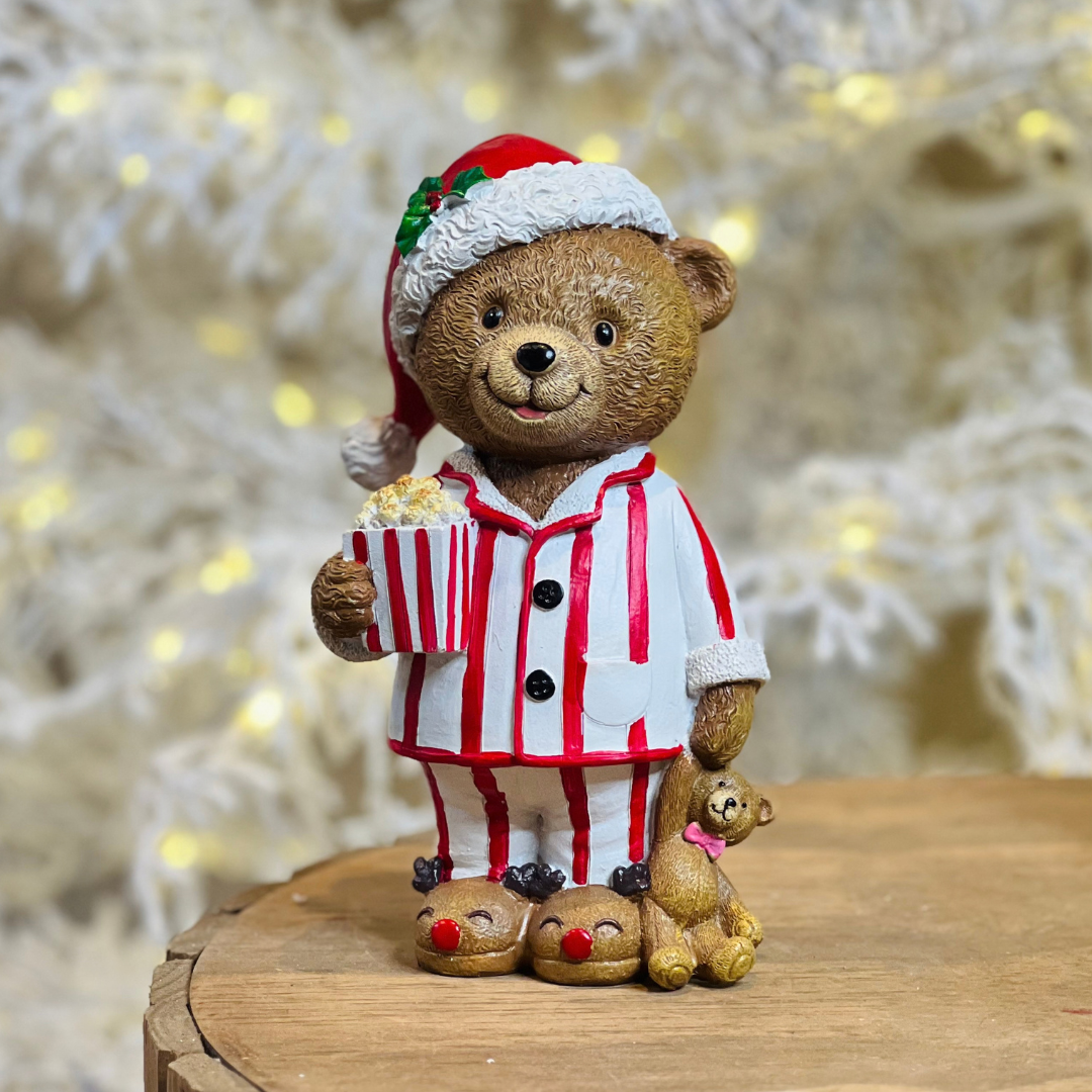 Urso Com Pijama Menino - 20cm