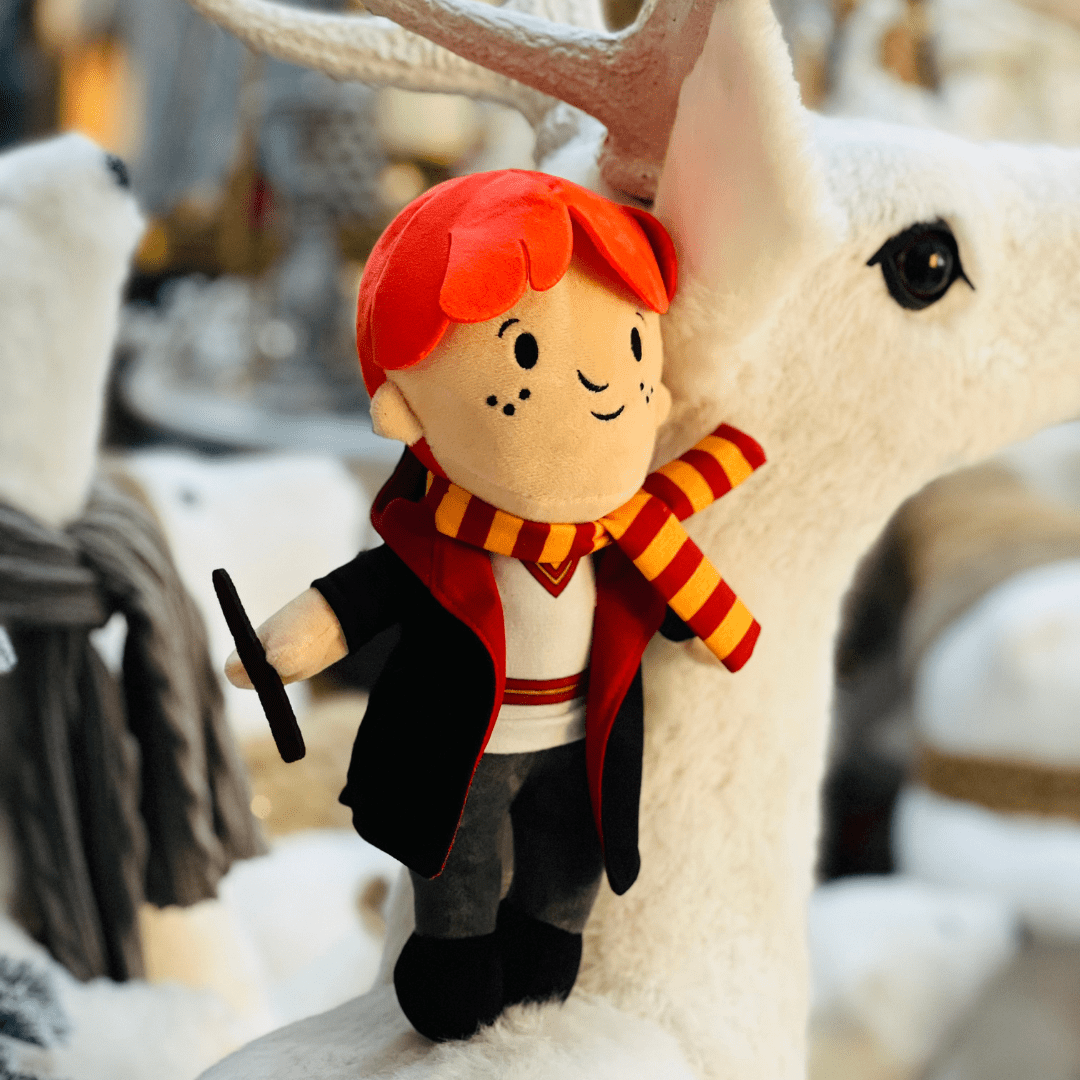 Boneco Rony Em Pé de Pelúcia 16cm - Harry Potter