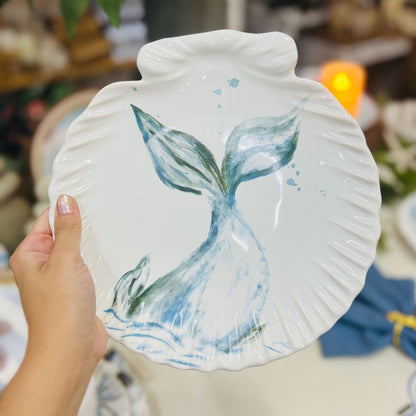 Prato Raso Ocean Branco - 26cm