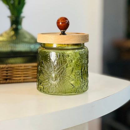 Pote Vidro Decorado - 500ml