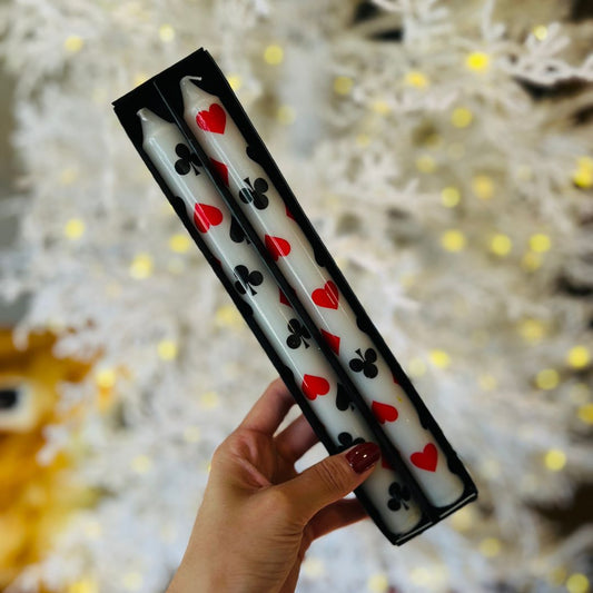 Vela Baralho - 25cm Jogo com 2