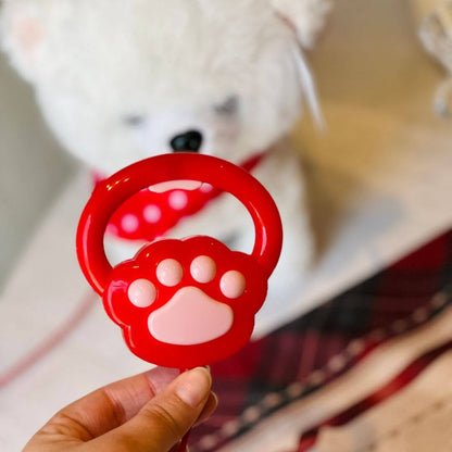 Boneco Cachorro Natalino com Movimento e Som – 26cm