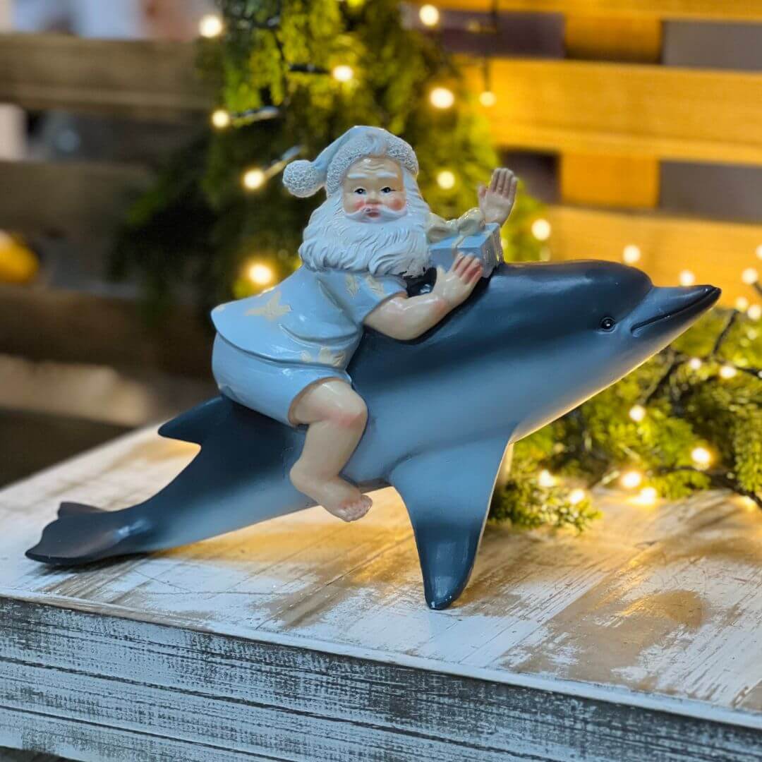 PAPAI NOEL C/GOLFINHO – 28cm