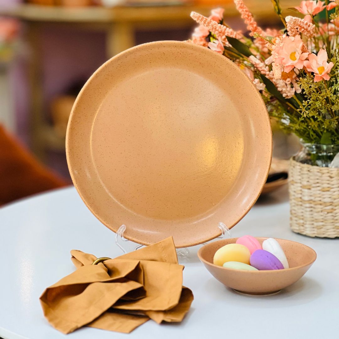 Prato Raso Organic Terracota - 29,5cm