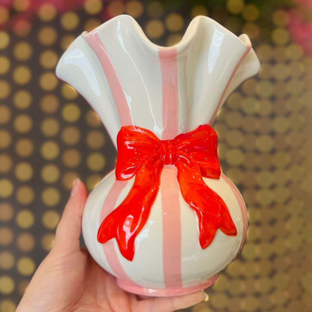 Vaso Decorativo Laço - 20cm