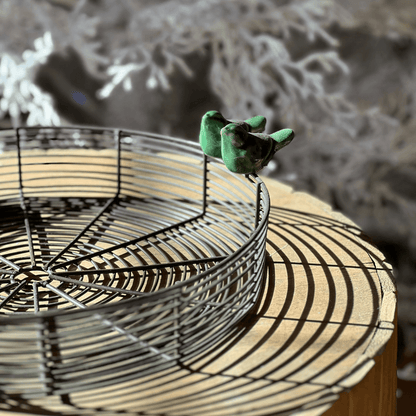 Centro de Mesa com Pássaros - 31cm