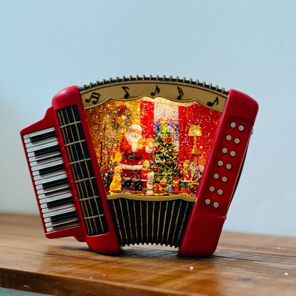 Cenário Sanfona com LED Colorido – 23cm