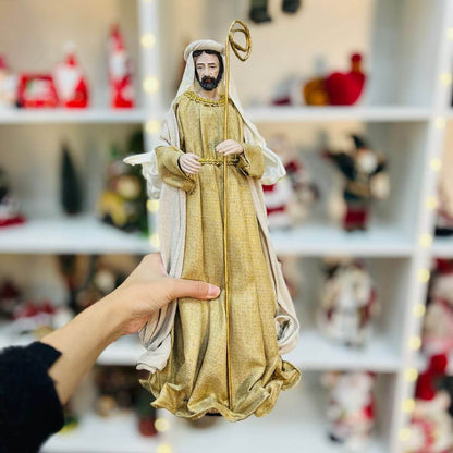 Presépio Plus Linho Dourado - 6 Peças