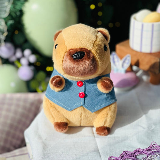 Capivara de Pelúcia Colete - 20cm