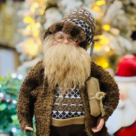 Papai Noel Ermitão Tricot - 45cm