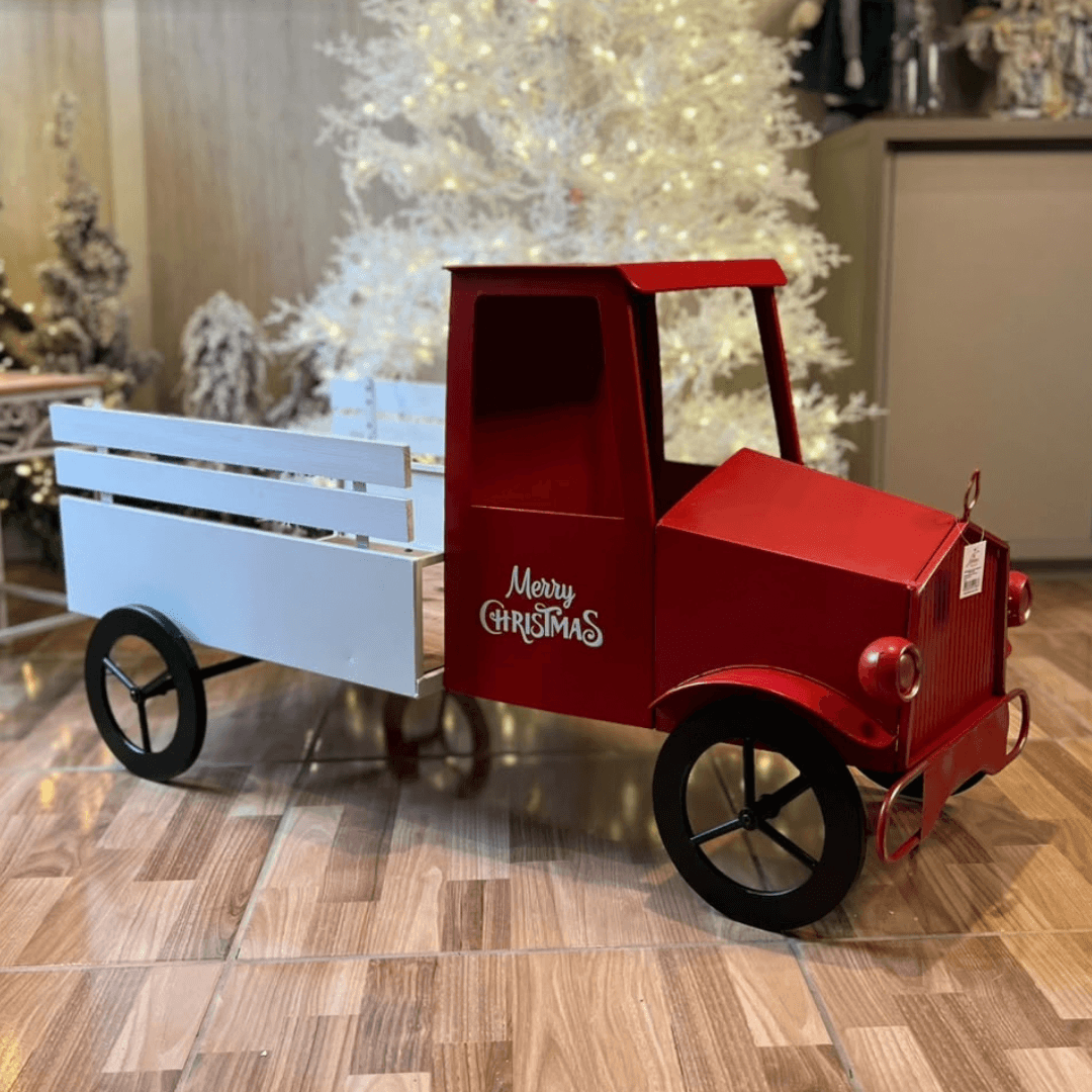Carro de Natal Decorativo - 110cm