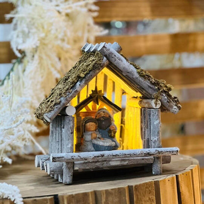 Casinha Decorativa em Madeira – 21cm