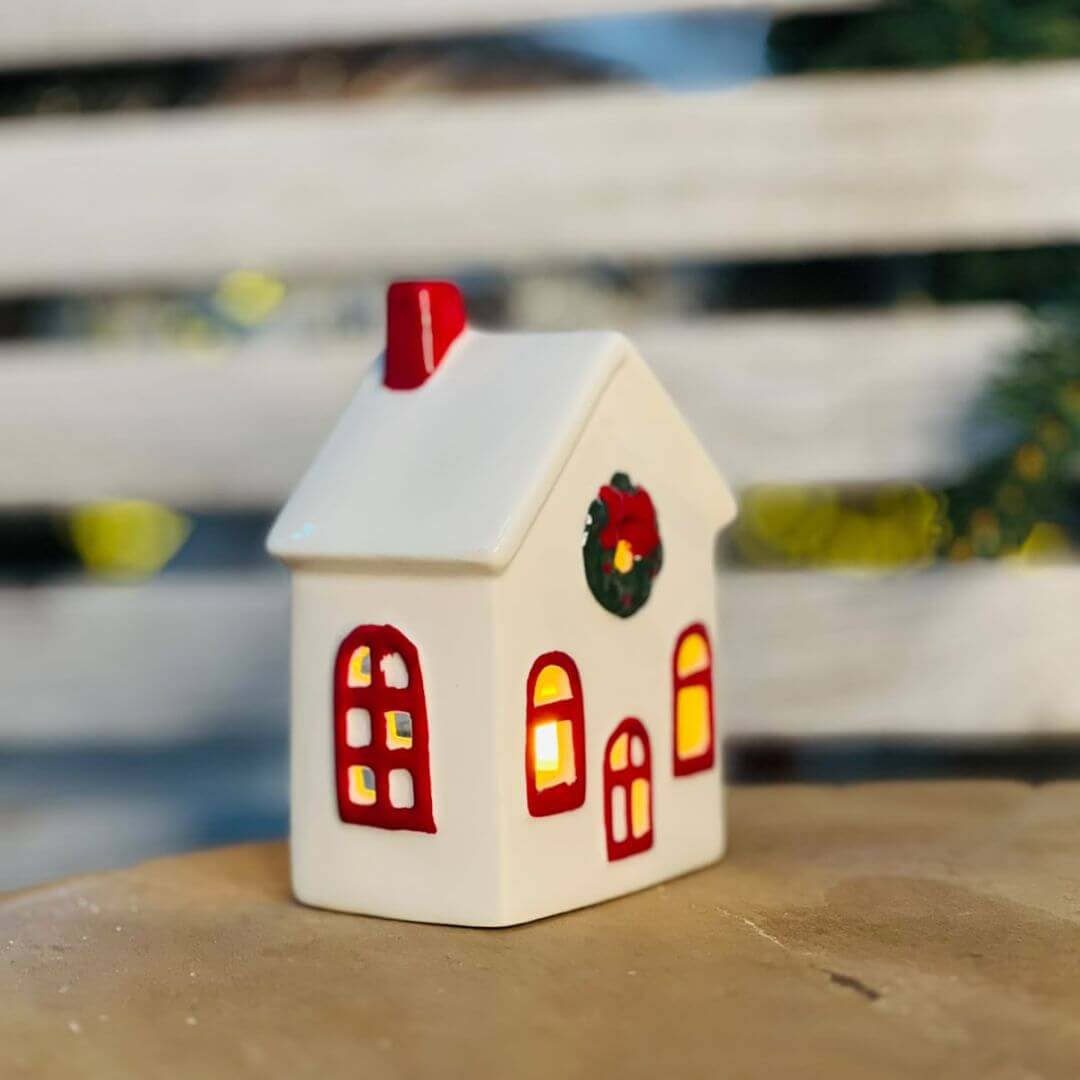 Porta Vela Casa Natal - 9x6x13cm