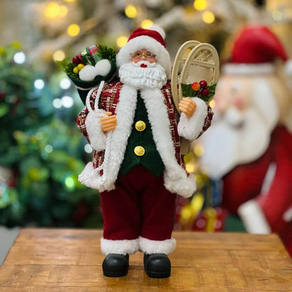 Papai Noel Com Raquetes - 30cm