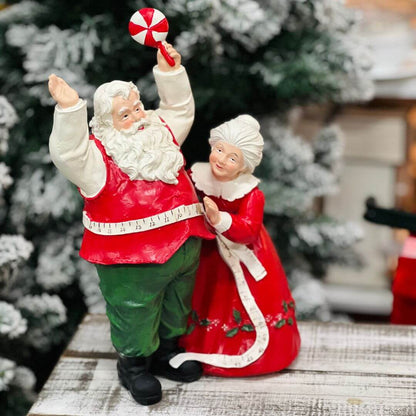 Enfeite Decorativo Cintura do Noel em Resina – 30,5 x 20cm 