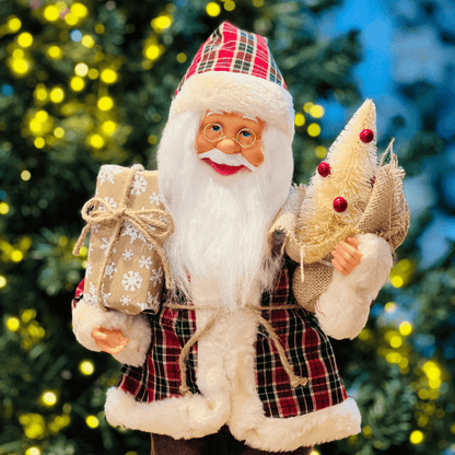 Papai Noel Musica e Movimento à Corda 45cm
