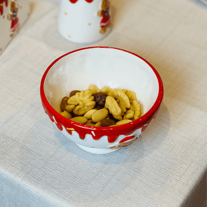 Bowl Natalino de Cerâmica Gingerbread 14cm