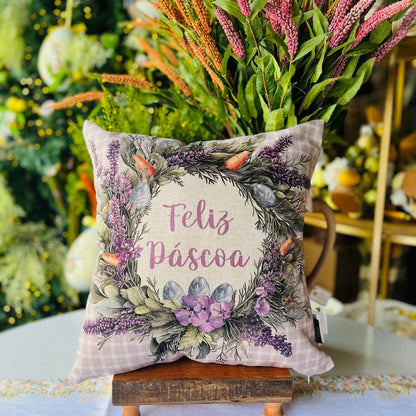 Capa Feliz Páscoa - 43x43cm (399176)