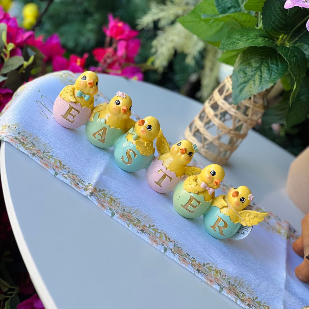 Pintinhos Ovos Easter- 32cm